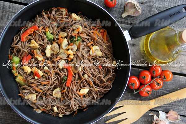 Рецепт вкуснейшей гречневой лапши с ароматными грибами, который завоюет ваши вкусовые рецепторы