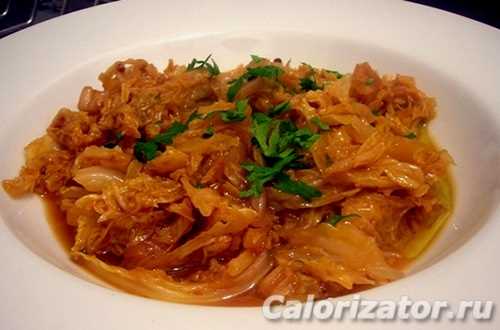 Рецепт капусты тушеной без томата для вкусного и полезного ужина