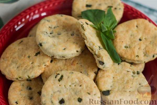 Печенье с сыром и базиликом — рецепт вкусных и ароматных угощений